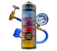 Kit de recharge de climatisation Cool5 290g + tuyau, compatible avec le réfrigérant R134a (alternative)