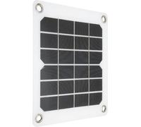 Kit de recharge solaire pour téléphones portables équipés d'un port USB - Panneau solaire pour chargeurs solaires portables, mini-générateurs et stations de recharge - Idéal pour la randonnée, à la ma