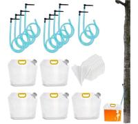Kit de récolte de sirop d'érable, lot de 10 comprenant des robinets, des tuyaux et des filtres pour des sacs de 5 litres