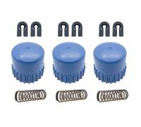 Kit de reconstruction de débroussailleuse - Lot de 3 pour ressort de tête T25 et bouton de butée - Pièces de rechange pour l'entretien du jardin en plein air - Compatible avec plusieurs modèles