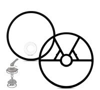 Kit de reconstruction de joint de rechange pour valve Hayward SP0714T Vari-Flo XL, joint araignée avec joint torique, compatible avec valve multiport Hayward Vari-Flo XL 3,8 cm (SPX0714L)
