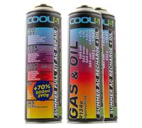 Kit de réfrigérant pour climatiseurs Cool5, 5 en 1, + 2 flacons de réfrigérant de remplacement R134a, 2 en 1