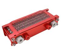 Kit de refroidisseur d'huile pour moto en aluminium, 4 rangées, haute efficacité, pièce de rechange pour Monkey 50 cm³ à 110 cm³, refroidisseur d'huile rouge