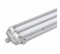 Kit de Réglette LED IP65 + 2 Tube Néon LED 120cm T8 18W - Blanc Chaud 2300K - 3500K