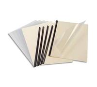 Kit de reliure manuelle pour 5 dossiers SERODO, Coloris ivoire
