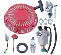 Kit de remontée du carburateur pour Honda GX340 GX390 11 moteur 13HP avec démarreur de recul, joint d'huile, bougie d'allumage,