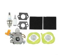 Kit de remplacement de carburateur pour débroussailleuse Ryobi PLT3043YE RLT30CDN avec filtre à air, bougie d'allumage, joints de conduite de carburant, pièces de moteur à démarrage rapide