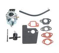 Kit de remplacement de carburateur pour tondeuse Honda GCV170LA HRN216 - Kit complet de reconstruction avec joint de cuve flotteur pour ampoule d'amorçage - Composants métalliques