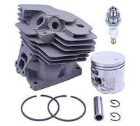 Kit de remplacement de cylindre et de piston pour tronçonneuse Stihl MS362 - Inclut la bougie