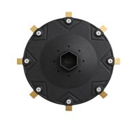 Kit De Remplacement De Disque De Coupe for Robot Tondeuse À Gazon 190 Mm, Comprend 6 Lames En Titane Et 6 Vis Galvanisées, Compatible Avec Les Modèles Dreame