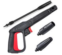 Kit de remplacement de pistolet pulvérisateur à gâchette avec lance pour nettoyeur haute pression 2350 PSI, système de connexion rapide pour Bosch, AQT avec buse de lance de pulvérisation réglable et