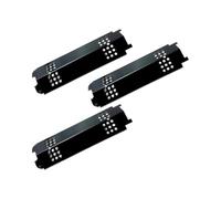 Kit de remplacement de plaque chauffante en émail pour barbecues Kenmore et | Lot de 3 boucliers thermiques en acier enduit de porcelaine 368 x 109 mm, couvercles de brûleur résistants à la rouille pour