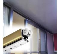 Kit de Remplacement de Rails pour Porte de Placard coulissante - Ensemble de quincaillerie pour Porte de Grange, Style Porte de Grange, Installation Facile, Panneaux durables