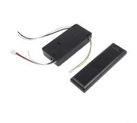 Kit de remplacement de ventilateur de plafond sans fil avec contrôle de la lumière, minuteur 3 vitesses, mode silencieux pour chambre à coucher, salon, AC 110 V-265 V (noir + noir)