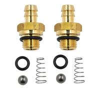 Kit de remplacement pour injecteur de détergent avec connecteurs filetés | Raccord de rechange spécifié, construction de connecteur en laiton, ensemble de composants pour réparation d'injecteur de