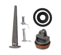 Kit de remplacement pour PISTON, 1 ensemble avec valve et boulons, pour pompes à poignée type 75, joint en fonte et simili cuir, améliore le débit d'eau et l'étanchéité de l'air, idéal pour