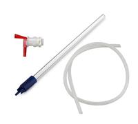 Kit de remplissage de bouteilles de bière Homebrew avec embout à ressort, tuyau de 100 cm et valve à robinet - PP et silicone de qualité alimentaire(Blue)