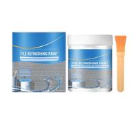 Kit de Rénovation Baignoiren et Carrelage Premium - Peinture Carrelage Salle de Bain Étanche et Anti-Taches 300g avec Pinceau, Peinture Rénovation Haute Adhérence pour Baignoiren, Céramique, Douche