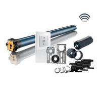 Kit de rénovation pour volets roulants radio - Somfy IO Radio (émetteur mural inclus) - Pour la conversion de volets roulants avec SW60 en volets roulants radio
