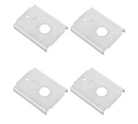 Kit de Réparation Acier 1-3/8 Pouces, pour Porte Pliante Support | Montage Haut ou Bas, Vis et Rondelles Incluses, pour Bureaux et Maisons, Argenté, Solution Complète