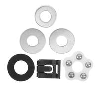 Kit de Réparation Bague de Verrouillage et Roulement à Billes Métal | Accessoires Pneumatiques Complets, Incluant Rondelle de Retenue et Circlip, pour Entretien Chaise Bureau