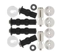 Kit de Réparation Charnière Siège Toilette, Boulons, Écrous, rondelles | ABS et Métal, Joint D’Étanchéité, Remplacement Complet, pour Cuvette et Siège, Usage Maison