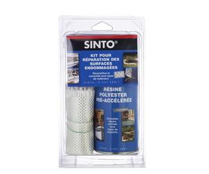 Kit de réparation complet - SINTO - 31150 - Résine polyester orthophtalique sans styrène - Tissu de verre