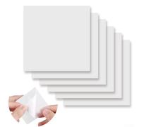 Kit de réparation de 20 patchs en vinyle pour piscine gonflable, tente, lit gonflable et bateau, autocollants imperméables 7,5 x 7,5 cm, solution de fixation rapide (carré)