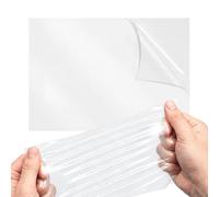 Kit de réparation de bâche de piscine XXL | 2,78 x 4,1 pieds TPU | Kit de patchs robustes pour bateau pneumatique | Autocollant de réparation transparent pour piscine de jardin