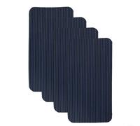 Kit de réparation de bâche de sécurité pour piscine avec 4 patchs en maille de 10,2 x 20,3 cm pour fixation de bâche de piscine - Solution fiable d'entretien et de protection (bleu)