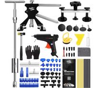 Kit de réparation de bosses de voiture, kit d'outils complet, pistolet à colle à haute viscosité, équipement de base