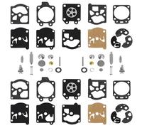 Kit de Réparation de Carburateur K10-WAT Compatible avec Walbro, 2 Jeux | Joints et Membranes pour Séries WA et WT, Compatible avec STIHL, Husqvarna, Poulan, McCulloch et Echo, pour Tronçonneuses