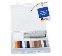 Kit de réparation de carrelage comprenant 15 blocs de couleurs, un appareil de fusion et un produit d'étanchéité