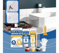 Kit de réparation de carrelage, remplisseur de joint de ménage, colle AB de remplissage de fentes en céramique et marbre, ensemble de réparation d'étanchéité ABS