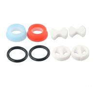 Kit de réparation de cartouche de robinet avec disques en céramique et joints toriques pour réparer les robinets goutte à goutte - Vanne de rechange quart de tour pour bassins d'eau chaude et froide