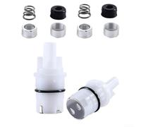 Kit de réparation de cartouche de robinet, compatible avec robinets Peerless RP42096, paire de tiges en plastique avec ressorts et sièges