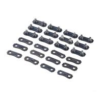 Kit de réparation de chaîne de tronçonneuse 12 ensembles 3/8 LP calibre 050 Master Link Sangles Rivets pour Field Fix
