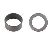 Kit de réparation de compresseur d'air avec manchon de cylindre et anneau de piston pour pompes silencieuses sans huile de 550 W à 1500 W utilisant du caoutchouc noir (pour 1600 W)