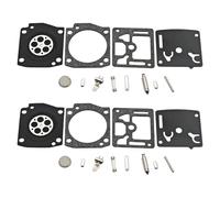 Kit de réparation de diaphragme de carburateur pour tronçonneuse Husqvarna 340 345 346 353 350 346XP Pièce de rechange Zama RB-122 RB 122 2 pcs/lot