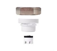 Kit de réparation de disjoncteur sous vide en acier inoxydable pour vannes anti-siphon, kit de joints avec capuchon en laiton et piston pour la réparation des fuites sur les robinets d'eau extérieurs
