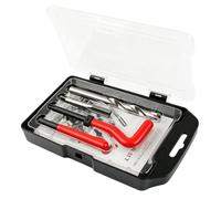 Kit de réparation de filetage - 15 pièces - Kit de réparation de tarauds et | Outil de taraudage pour support de capteur, moto, mécanique, poinçon, bateau, charge de charge, protection contre les