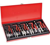 Kit de réparation de filetage - 166 pièces - Outil de réparation de filetage métrique Helicoil - Accessoires de visserie - Solutions de réparation professionnelles
