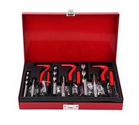Kit de Réparation de Filetage 88 Pièces, M5 M6 M8 M10, Taraud et Foret HSS, Manchons Filetés en Acier Inoxydable avec Étui de Rangement -