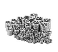 Kit de réparation de filetage de 60 pièces, ensemble de réparation d'inserts de filetage pour filetages en acier inoxydable M3 M4 M5 M6 M8 M10 M12