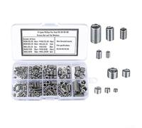 Kit de réparation de filetage en acier inoxydable - 200 pièces - Inserts hélicoïdaux M5 M6 M7 M8 - Restaurateur de filetage pour automobile et moto - Outils d'entretien