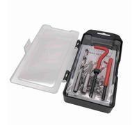 Kit de réparation de filetage M14 x 1,5, 15 pièces, compatible Helicoil, filetages endommagés de 14 mm pour automobile, moteur, fonte, aluminium, acier, réparation de filetages (15 pièces M14x1.5)