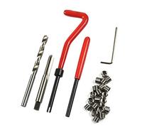 Kit de réparation de filetage M14 x 1,5, 15 pièces, compatible Helicoil, filetages endommagés de 14 mm pour automobile, moteur, fonte, aluminium, acier, réparation de filetages (25 pièces M10x1.0)