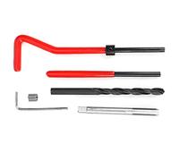 Kit de Réparation de Filetage M6x0.75 Ensemble de Tarauds de Refendage en Acier Inoxydable pour Insert de Réparation de Filetage Femelle