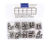 Kit de réparation de filetage M7 de 100 pièces avec inserts filetés roulés, ensemble de fixation de filetage interne en acier inoxydable pour filetages endommagés