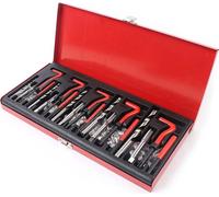 Kit de réparation de filetages - Jeu d'outils 131 pièces - Pour moteur automobile - Inserts filetés M5 M6 M8 M10 M12